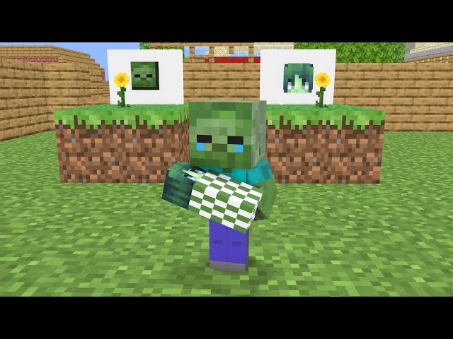 Monster School : Baby Zombie Sad Life Part 2 ( Sad Story ) - Minecraft Animation class=