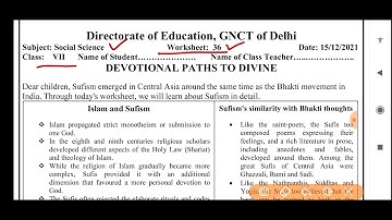 Social science worksheet 36 class 7(15/12/21)English medium/worksheet 36sst class7/class7 sst/class7