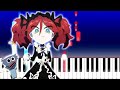 Wednesday dance feat poppy playtime  ghs piano tutorial