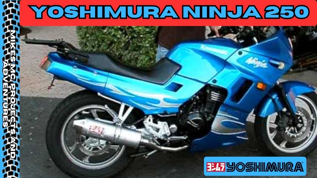yoshi様 2007 Ninja 250 with Yoshi Exhaust - YouTube