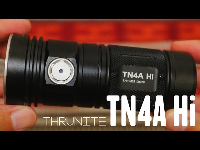 単三電池4個で爆光なLED スルーナイト TN4A Hiの紹介｜THRUNITE TN4A
