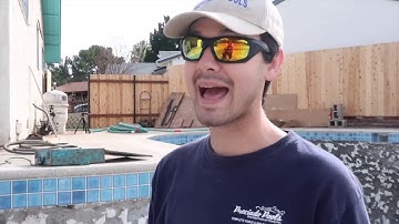 SWIMMING POOL PLASTERING PROCESS: PT.1