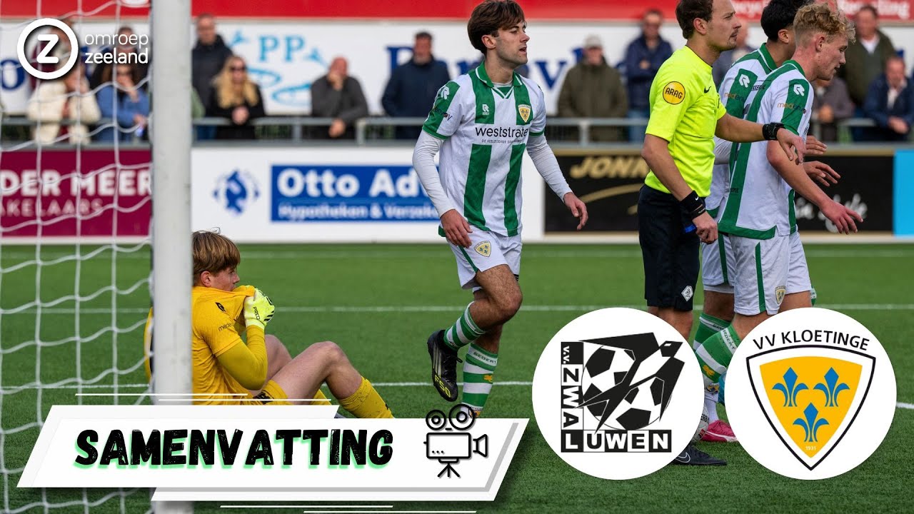 😳 FUTLOOS KLOETINGE LIJDT ONTHUTSENDE NEDERLAAG 📉 | Samenvatting: Zwaluwen - Kloetinge ⚽