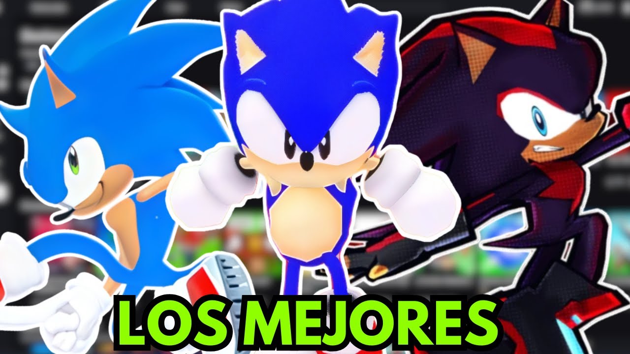 PROBE los MEJORES fangames de SONIC en ROBLOX