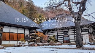 🇯🇵 Rural Nagano Winter Views | Ambient 4K