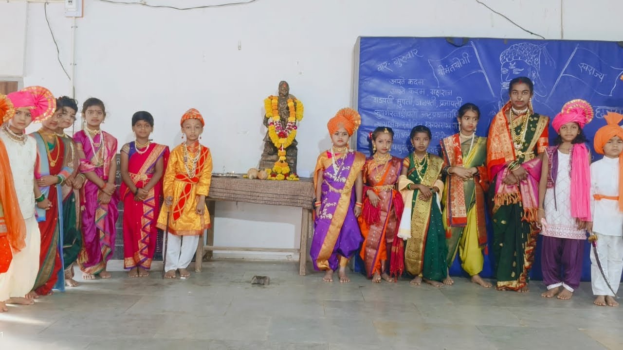 शिवजयंती 2026 जि प शाळा हातनूर 