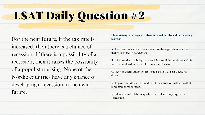 LSAT Example Must Be True Question #2 Explained