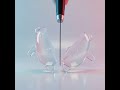 유리캐릭터 자르기 asmr Glass Character Cutting ASMR #glasscutting #ai #shorts