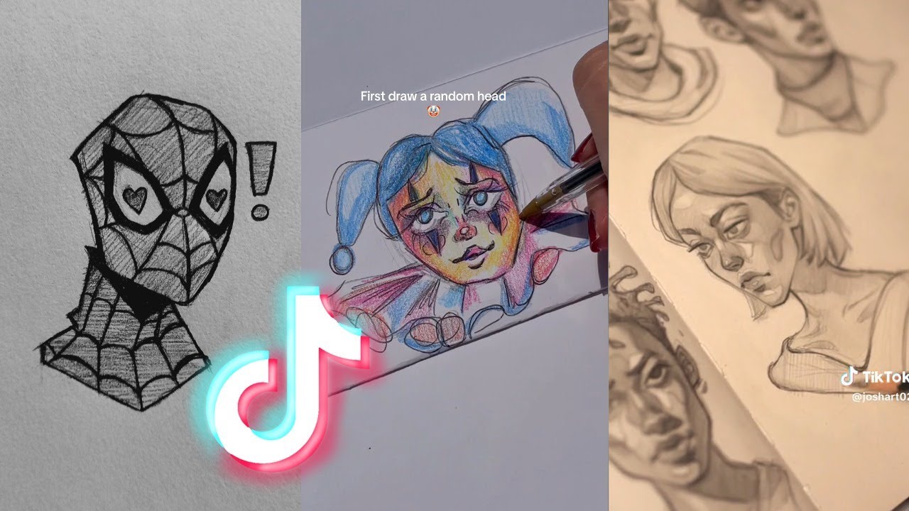 🖼️ 20 Minutes of Random Art TikToks 🎨 Best Drawing TikTok Compilation ...