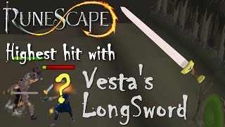 Runescape Legacy Highest Hit with Vestas Longsword w/ Malevolent & Drygore