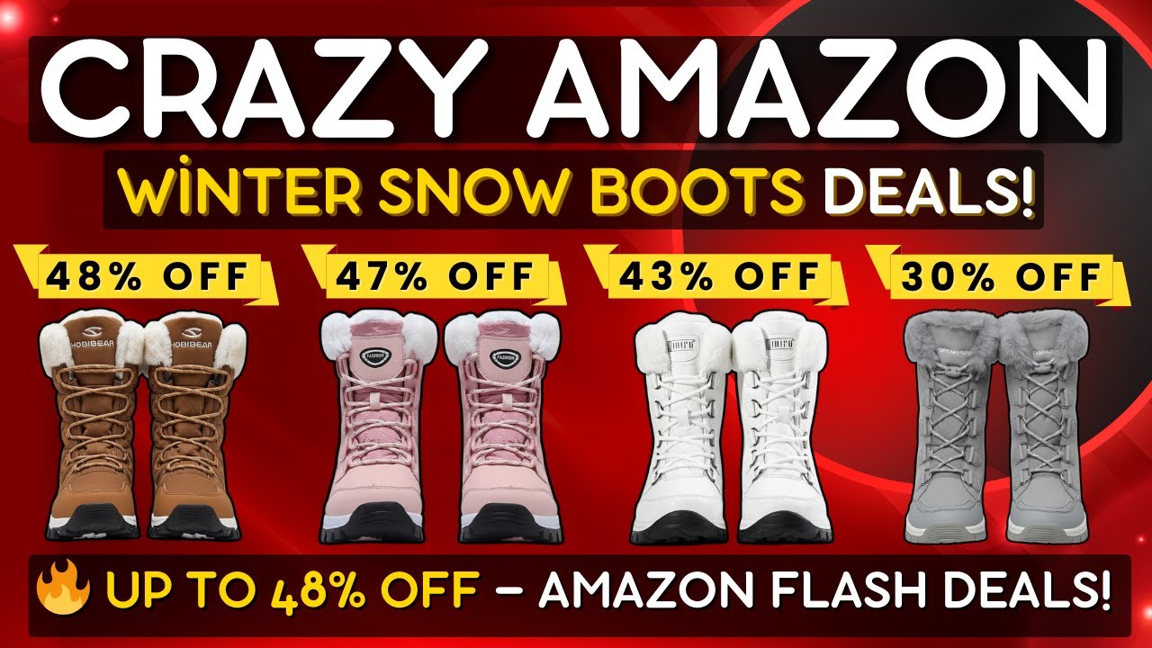 Amazon’s BIGGEST Winter Snow Boots for Women Deals of 2025! ❄️🔥 Up to 48% OFF!
