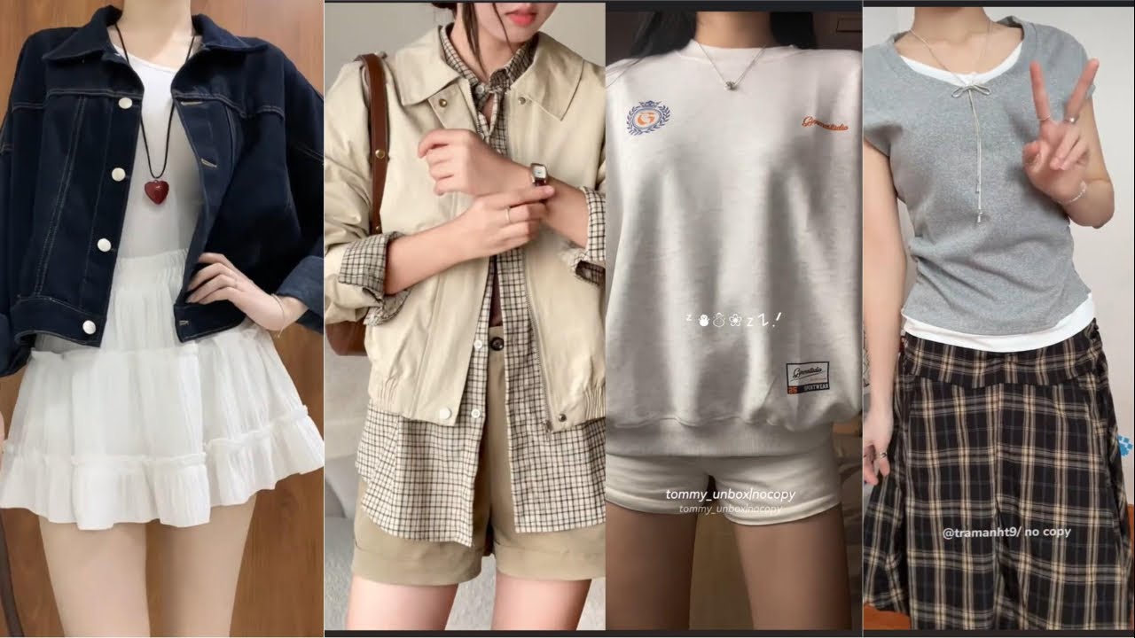 [Shopee Haul] Tổng hợp áo thun , áo khoác , quần ống rộng , sweater cho các nàng