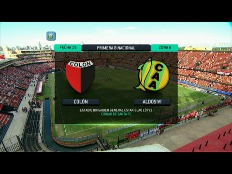 Fútbol en Colón - Aldosivi. Fecha 15. Primera B 2014. FPT. - YouTube