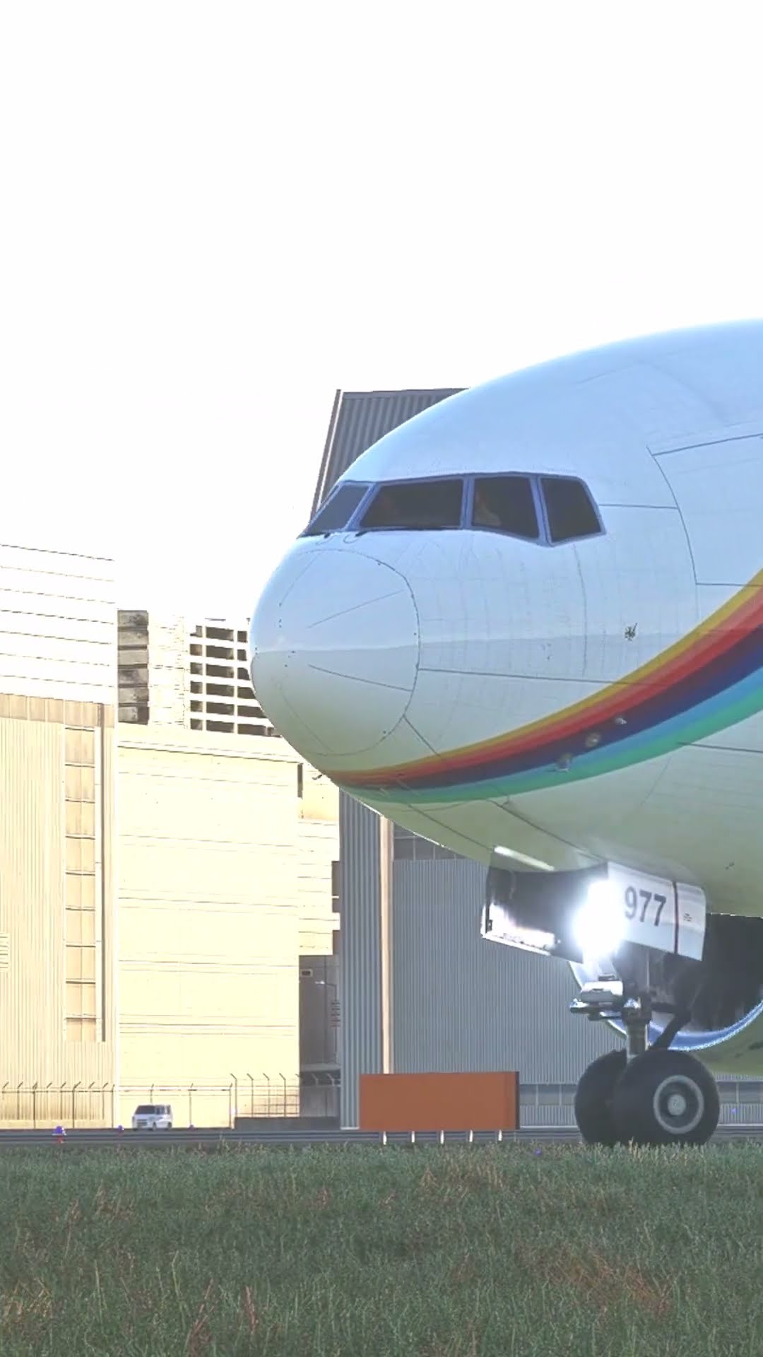日本エアシステム 1/400 しおり B777-200 レインボーセブン A300