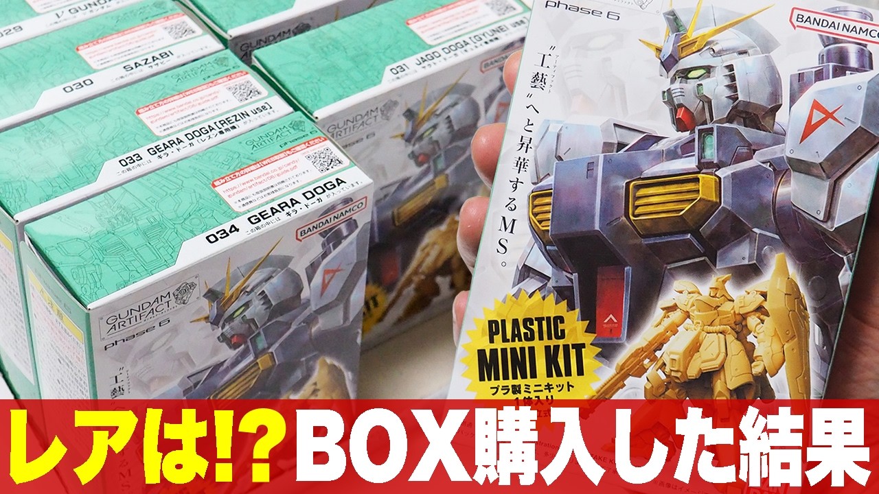 レアは？BOX購入したアレがプレバンから届いた「ガンダム