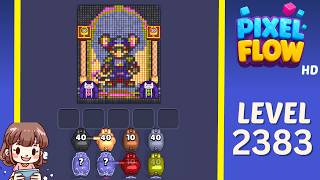 Pixel Flow Level 2383 Solution Walkthrough