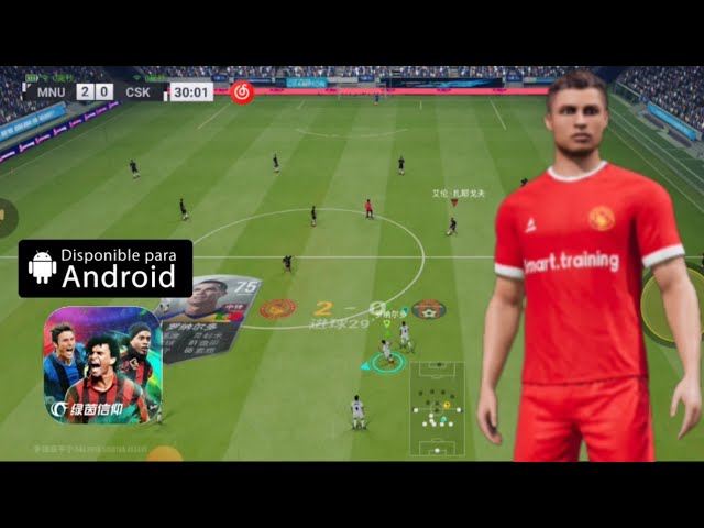 Jogo incrível de futebol com modo carreira pra celular android 🎮 #fif