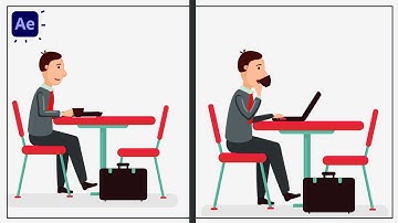 DUIK ANGELA: Coffee Drink Character Animation in After Effects Tutorials