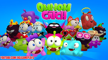 Om Nom Catch - All Levels Gameplay Android,iOS