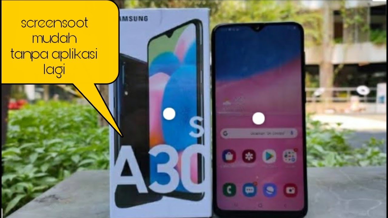 Cara screenshot/ tangkap layar di hp SAMSUNG A30s YouTube