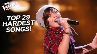 top 29 kids tackling hardest songs voice kids compilations