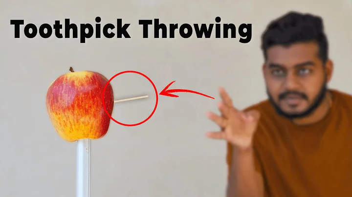 How I learn to Throw Toothpick Fast and Accurately