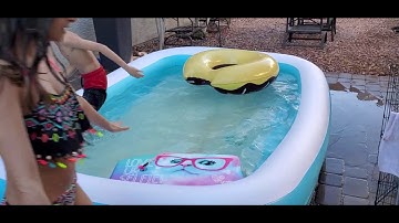 Sable Inflatable Swimming Pool Unboxing / Review