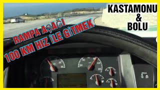 Rampa Aşaği 100 Km Hizla Gi̇tmek Kastamonu-Bolu Seferi̇ Ir Irvideoları Irvlog 