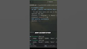 Modify a dictionary in python #programming #coding #python #new #code #tutorial