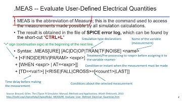 Introduction to measurement (.meas) in LTspice