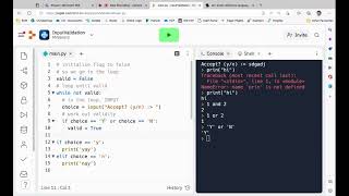 Input Validation in Python