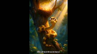 छोटी चिड़िया की बड़ी हिम्मत 💪 | Snake vs Bird Story | Moral Story Hindi