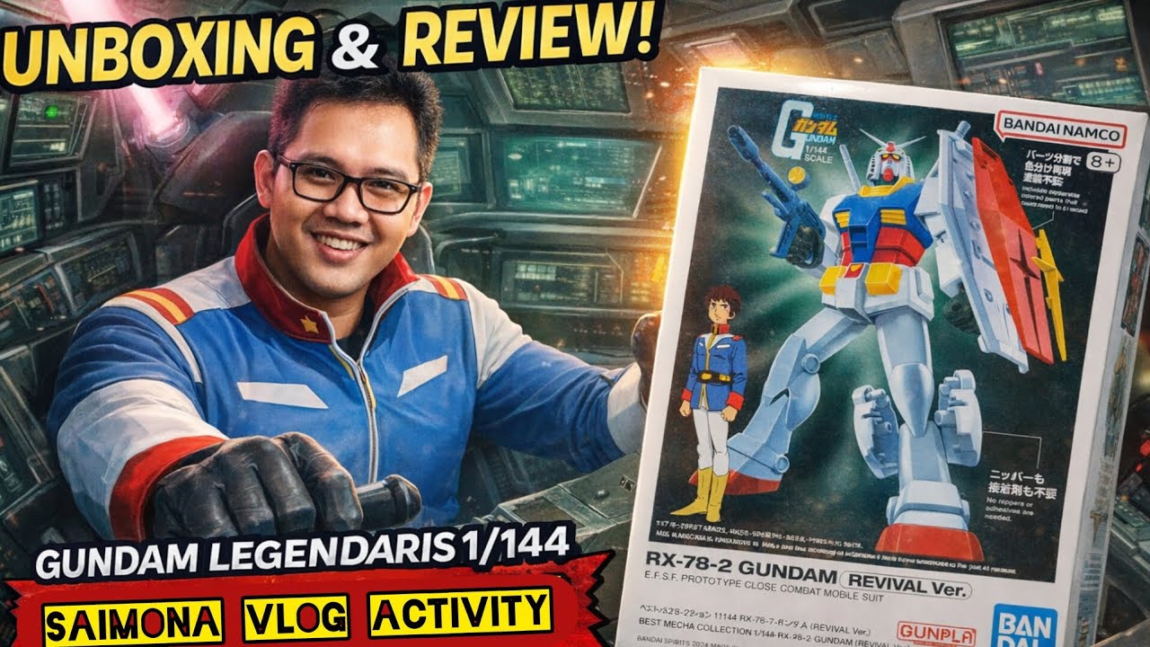 Gundam RX-78-2 Revival 1/144 🔥 Unboxing, Rakit & Review Jujur!