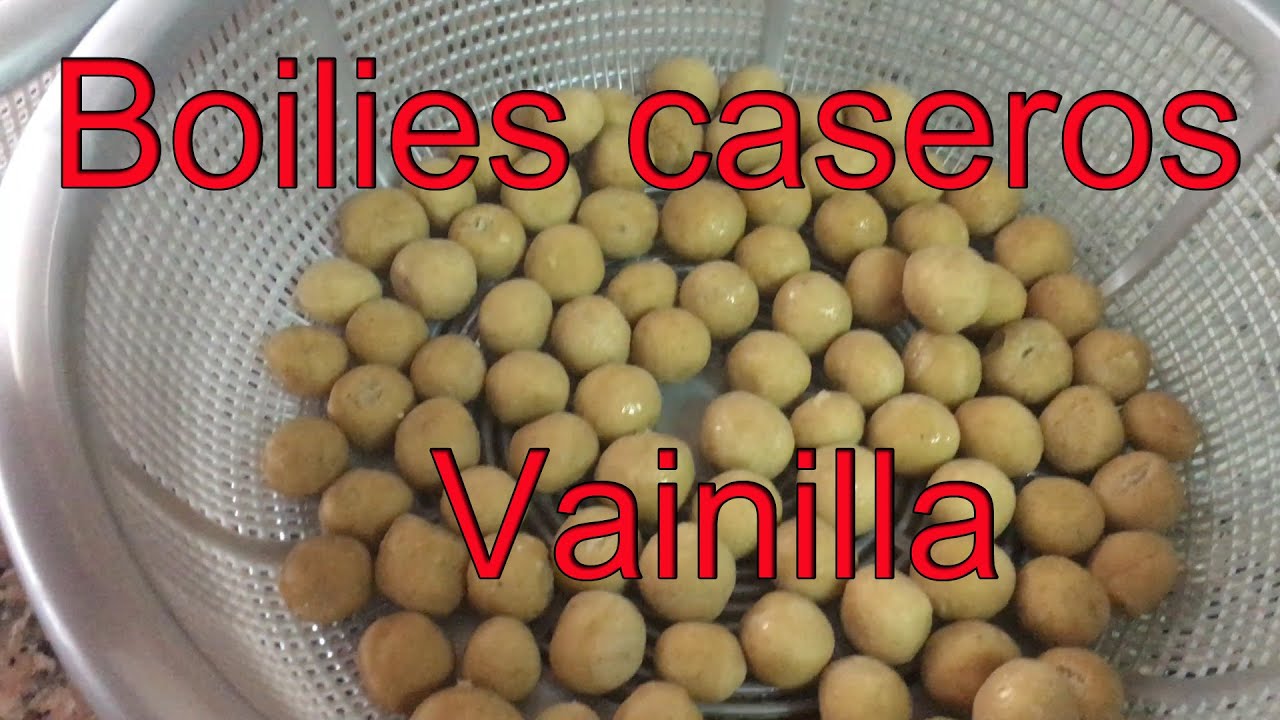 Como hacer Boilies Caseros sabor vainilla. Receta carpfishing