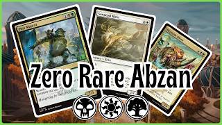 Zero Rare | Abzan Lifegain &amp; Bounce | Artisan Standard Budget Deck | MTG Arena