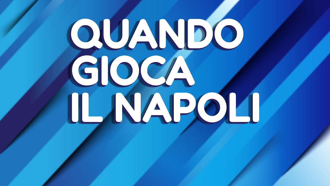 QUANDO GIOCA IL NAPOLI 28 FEBBRAIO 2026