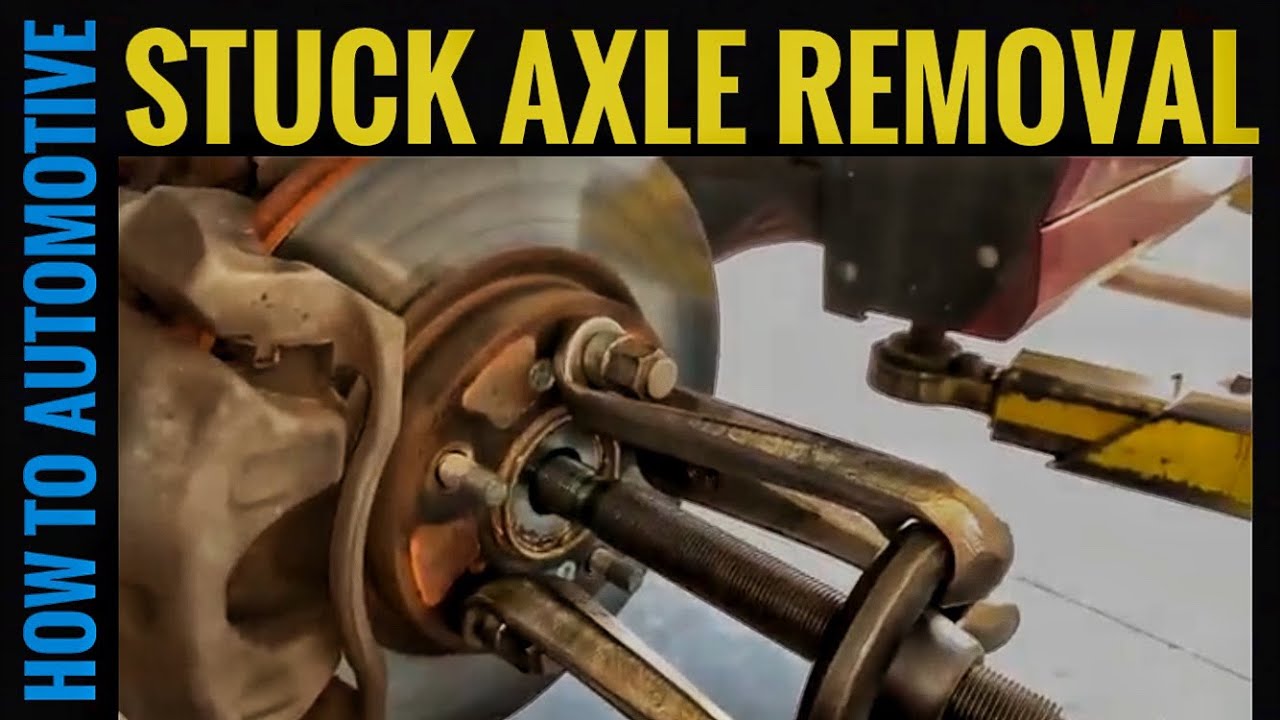 How to Remove a Stuck Axle from a Hub Using the OTC Heavy Duty Hub Puller - YouTube