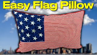 Easy Flag Pillow | The Sewing Room Channel