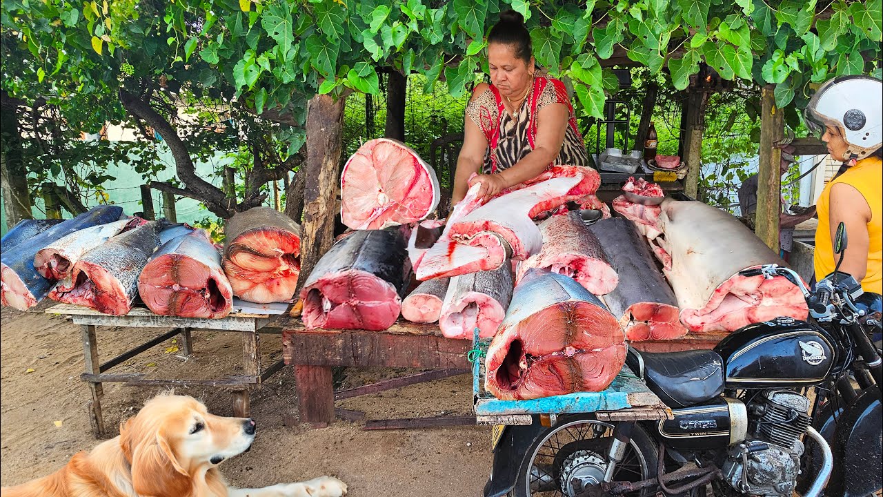 Wow!! Special Village Most Satisfying Road's Fish markets Life Of Villagers