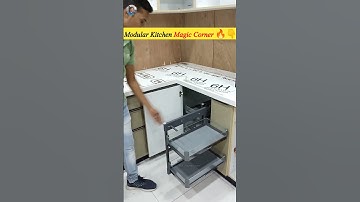 magic corner kitchen || modular kitchen #modularkitchen #shorts #kkfurniture