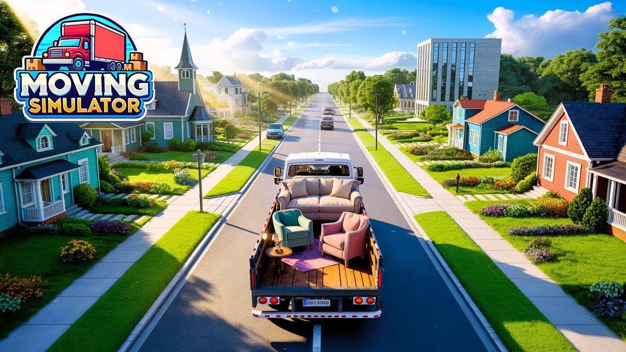Moving Simulator Gameplay - The Challenges Of Moving Home With This NEW Game