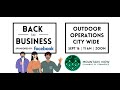 Back to business  outdoor operations city wide