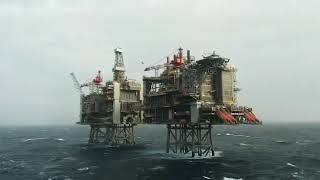 Clair Ridge Offshore Helicopter Take Off