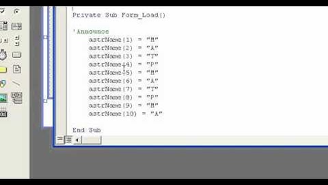 Video 10: VB 6 Programming, Declaring Arrays, Static, Dynamic, and Looping, Part 1