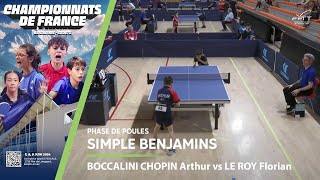 Arthur BOCCALINI CHOPIN vs Florian LE ROY | FRANCES BENJAMINS 2024