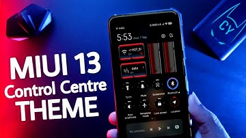 MIUI 13 New Control Centre Theme - New System Ui Theme | MIUI 13 Support Theme