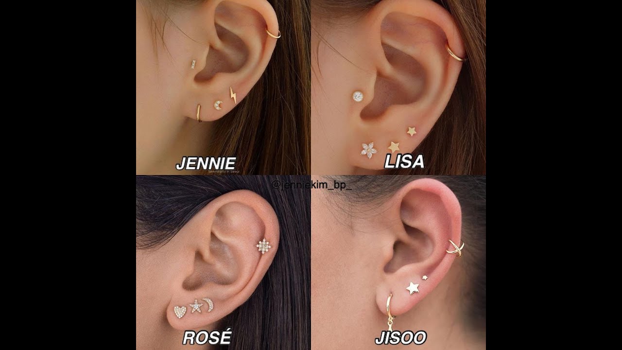 How Many Ear Piercings Does Blackpink Have