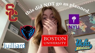 COLLEGE DECISION REACTIONS 2023 *acting edition* (UCs, NYU, USC, and more!)