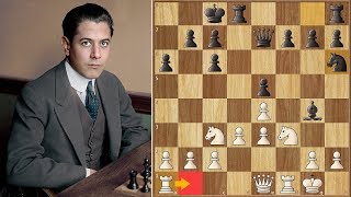 Unstoppable! | Capablanca vs Janowski | St. Petersburg (1914)