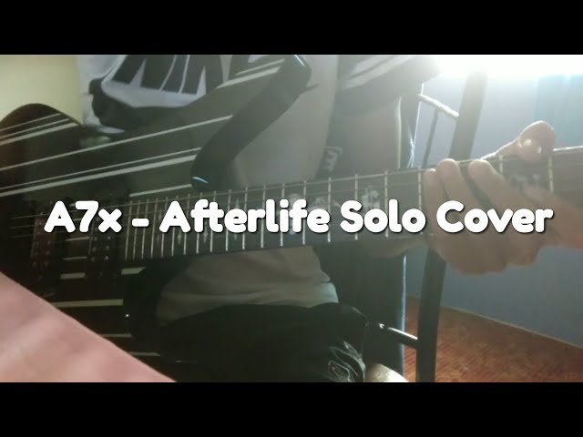 Avenged Sevenfold - Afterlife Guitar Solo Cover by Soleyhanz class=